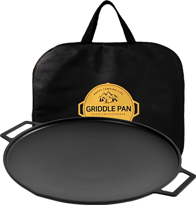 시샘 인덕션 통주물 그리들 팬 + 전용가방, 40cm, 1세트