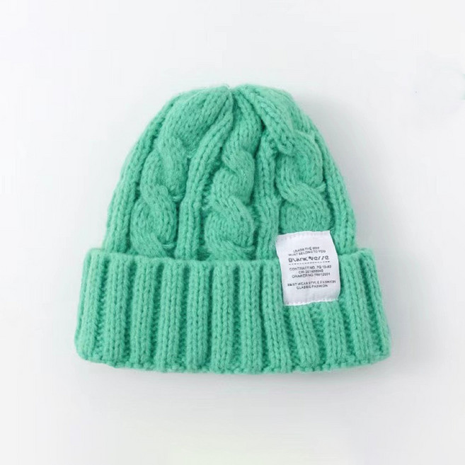 페이퍼먼츠 롤리컬팝 빅꽈배기 니트 비니 12534