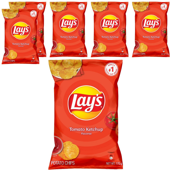 레이즈 토마토 케찹맛 감자칩, 6개, 170g