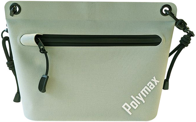 Polymax 寶麗美斯 防水隨身三角包, 沙漠綠