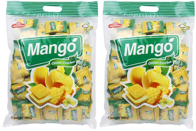 다이아몬드푸드 망고 크림 크래커, 2개, 800g