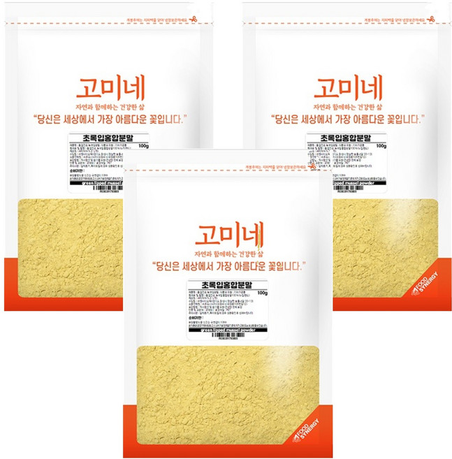 고미네 동결건조 녹색입 홍합분말, 3개, 100g