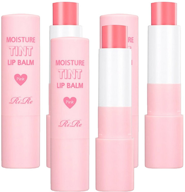 리르 모이스처 틴트 틴티드 립밤, 핑크, 3.5g, 3개