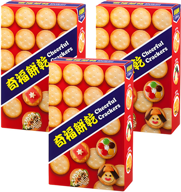 掬水軒 奇福餅乾, 140g, 3盒