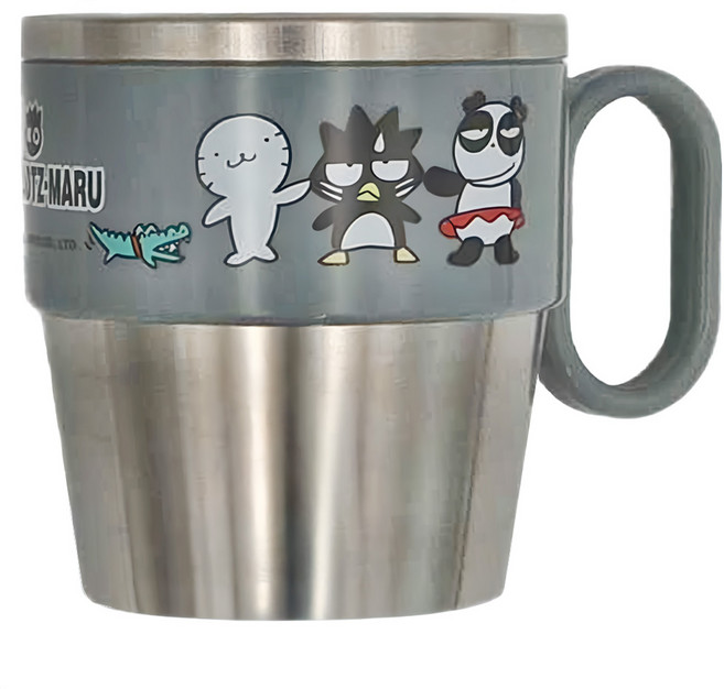 酷企鵝 不鏽鋼疊疊杯 300ml, 酷企鵝 不鏽鋼色, 1個