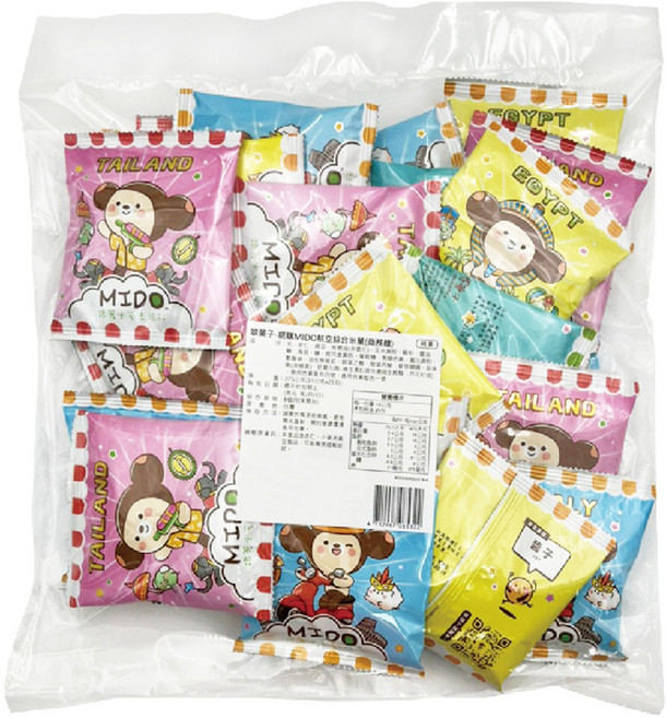 TRYGOODZ 翠菓子 MIDO航空綜合相撲米菓 25包, 1袋, 375g