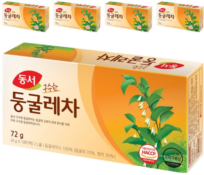 동서 둥굴레차, 4g, 18개입, 5개