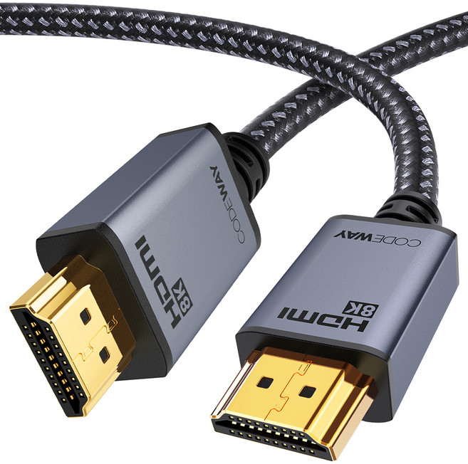 CODEWAY HDMI 2.1版 60Hz UHD 傳輸線, 1條, 1m