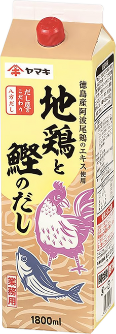 Yamaki 雅媽吉 八方地雞柴魚高湯, 1800ml, 1入