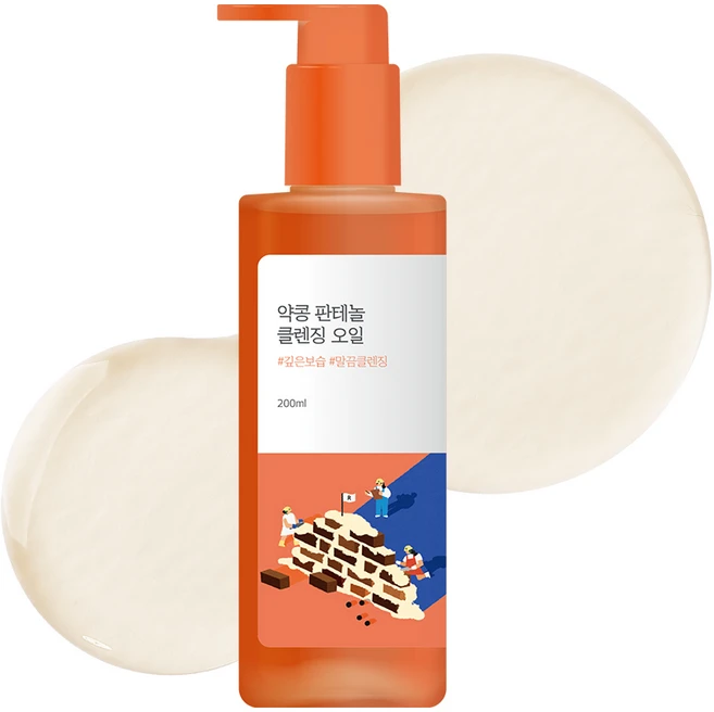 라운드랩 약콩 판테놀 클렌징 오일, 1개, 200ml - 쿠팡