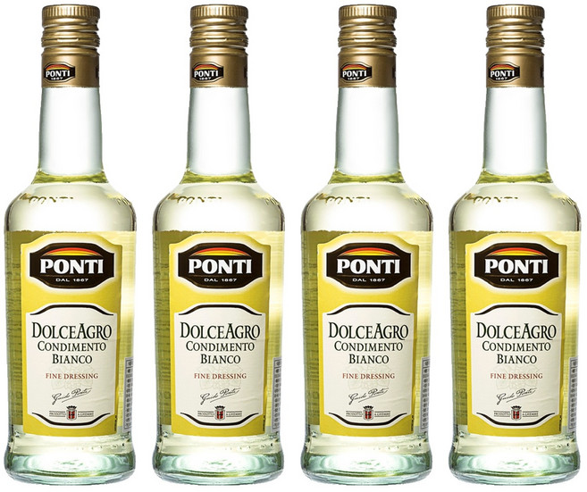 폰티 발사믹 화이트 식초, 500ml, 4개