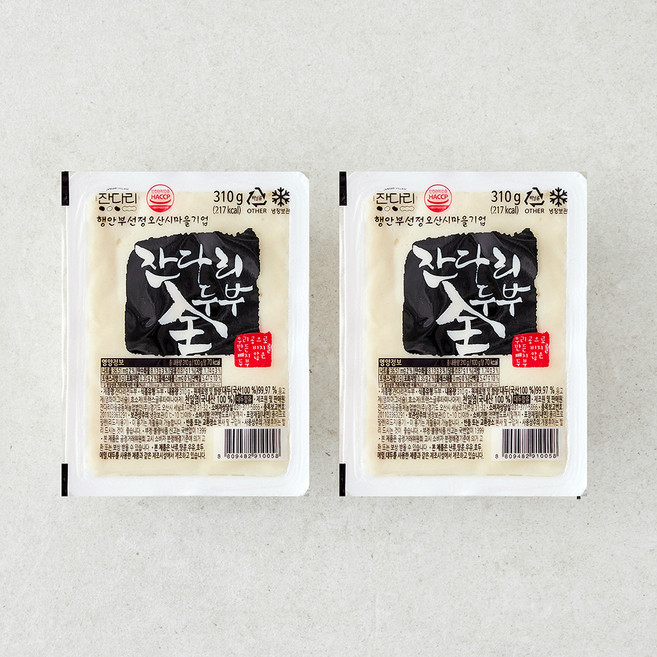 잔다리 전두부, 310g, 2개