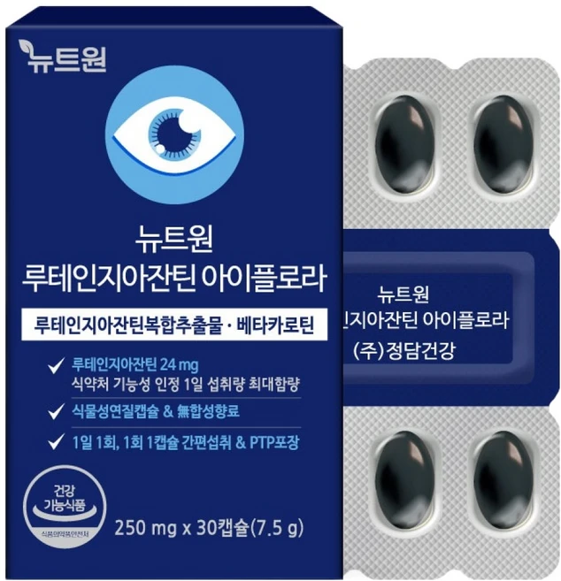 뉴트원 루테인지아잔틴 아이플로라 7.5g, 아이플로라 루테인지아잔틴 베타, 1개, 30정 - 쿠팡