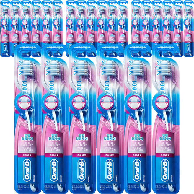 오랄비 벨벳 초소형헤드 잇몸케어 칫솔, 1개입, 24개