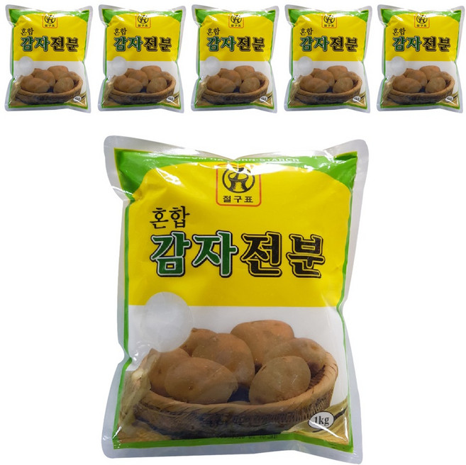 금하 혼합 감자전분, 1kg, 6개