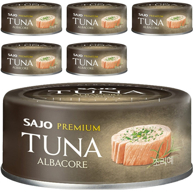 사조참치 프리미엄 알바코 참치, 100g, 6개