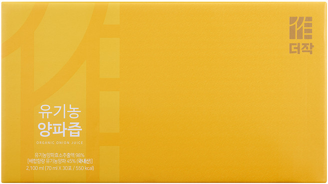 더작 유기농 양파즙, 70ml, 30개