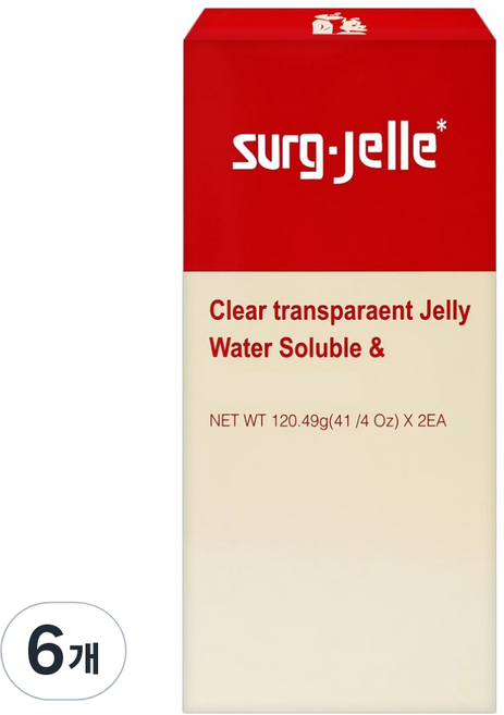 Surge Gel 水溶性潤滑凝膠 無香, 120.49g, 6個