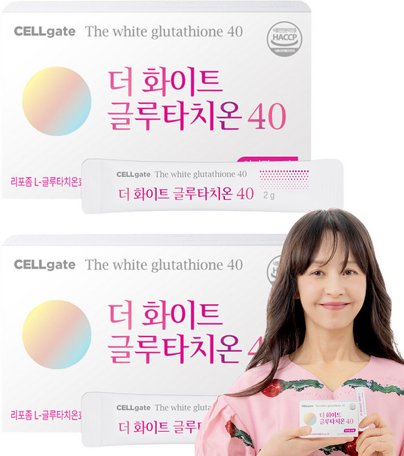 셀게이트 더화이트 글루타치온 40, 60g, 2개