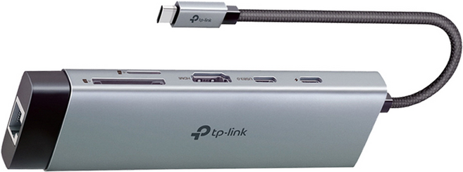 tp-link Type-C 9合1集線器 UH9120C, 灰色, 1個