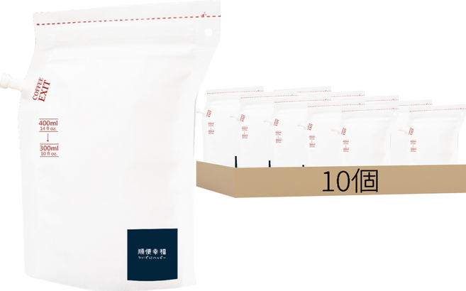 順便幸福 隨行旅享袋 曼巴咖啡 400ml, 20g, 10個裝, 1套
