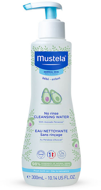 무스텔라 유아용 노-린스 클렌징 워터, 300ml, 1개