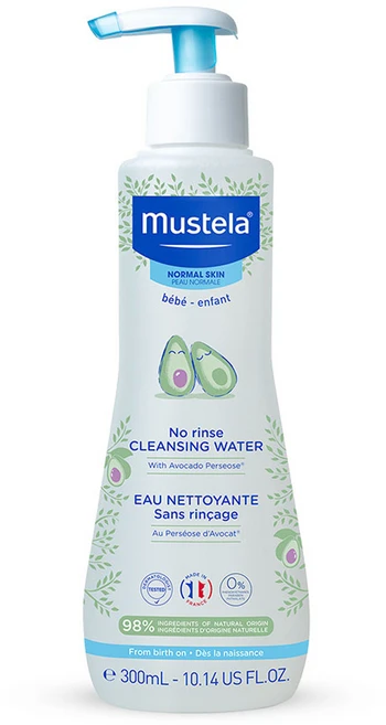 무스텔라 유아용 노-린스 클렌징 워터, 300ml, 1개 - 쿠팡