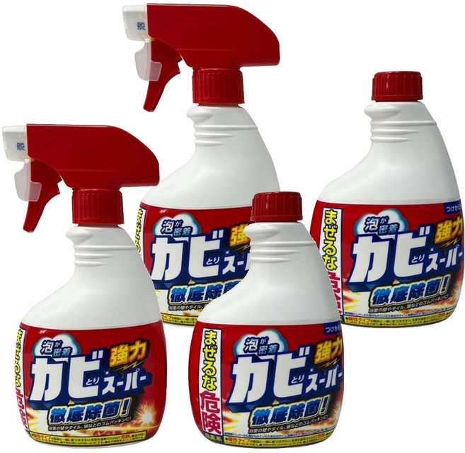 Mitsuei 浴廁除霉清潔劑組 800ml 噴霧+補充瓶, 2組