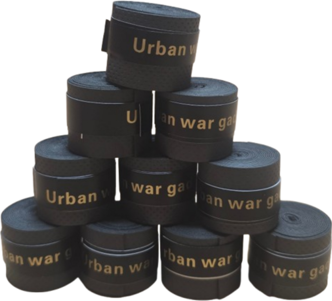 올어바웃하나 스포츠 라켓 그립 손잡이 테이프, 블랙, 10개