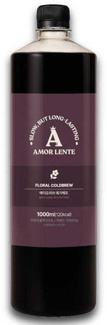 아몰렌떼 콜드브루 원액 에티오피아 예가체프 더치커피, 1L, 1개입, 1개