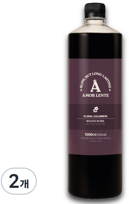 아몰렌떼 콜드브루 원액 에티오피아 예가체프 더치커피, 1L, 1개입, 2개