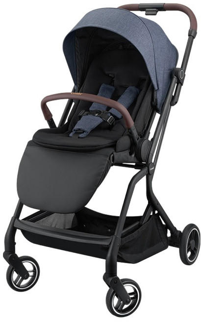 Combi 康貝 Citta 秒收輕量雙向手推車, 紳土藍