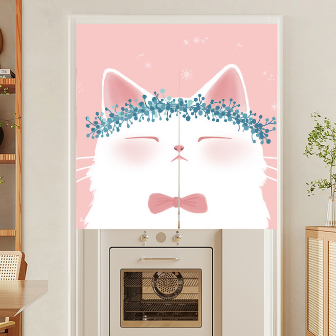 日式長門簾, 花冠小貓