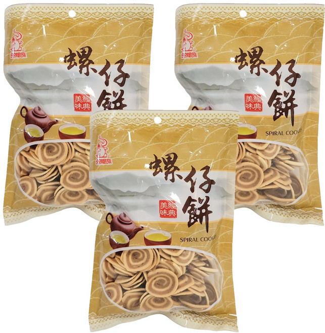 品味食族 螺仔餅, 220g, 3包