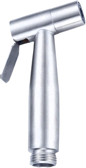 304不鏽鋼馬桶沖洗器 140 x 70 x 40mm 126g, 不鏽鋼原色, 1個