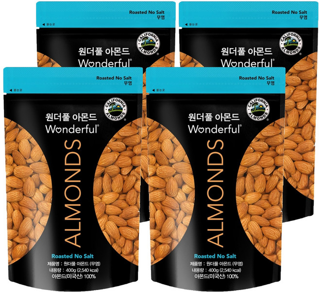 원더풀아몬드, 400g, 4개