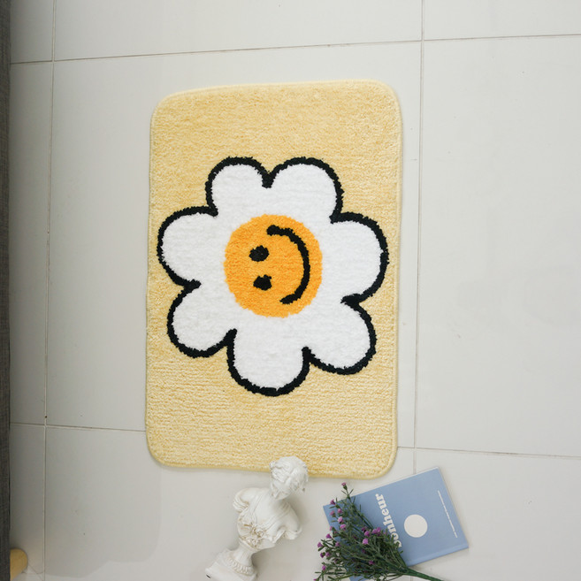 kategarden 微笑花腳踏墊, 黃色