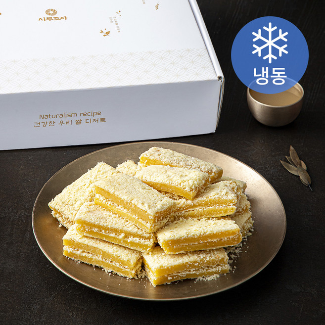 시루조아 쌀카스테라 호박인절미 24개입 (냉동), 1200g, 1개