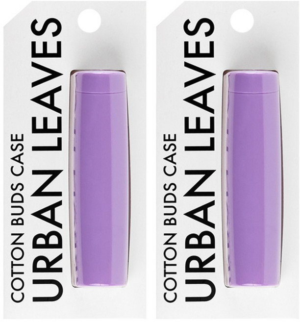 어반리브즈 휴대용 면봉케이스, 2개, VIOLET