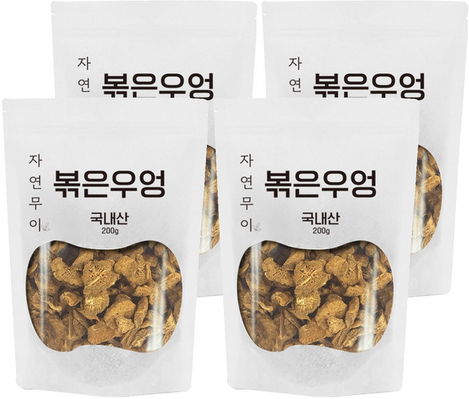 자연무이 볶은 우엉차, 200g, 1개입, 4개