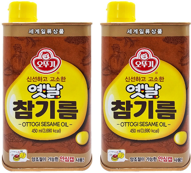 OTOKI 不倒翁 Yetnal 傳統芝麻油, 450ml, 2瓶