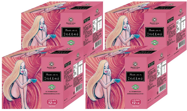 BARISTA COFFEE 西雅圖 即品約克夏奶茶, 25g, 12包, 4盒
