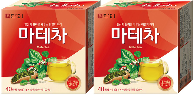 담터 마테차, 1g, 40개입, 2개