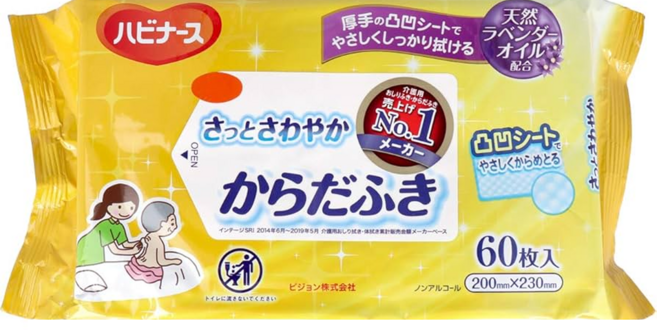 pigeon 貝親 Tahira身體護理擦拭巾 小厚 23 x 20cm, 1入, 1包