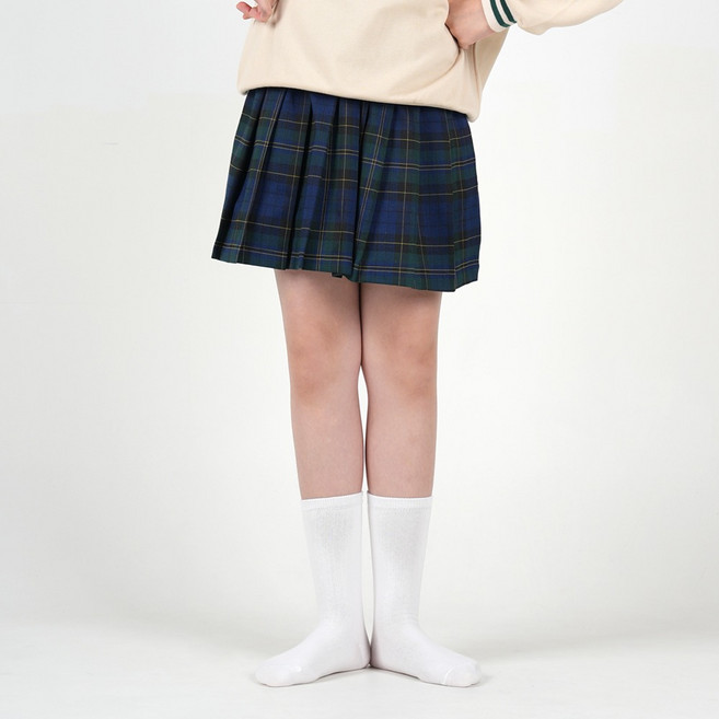 착한양말 아동용 데일리 무지 장목 양말 5켤레 세트