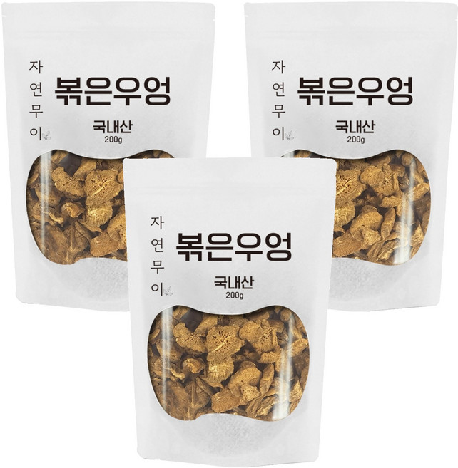 자연무이 볶은 우엉차, 200g, 1개입, 3개