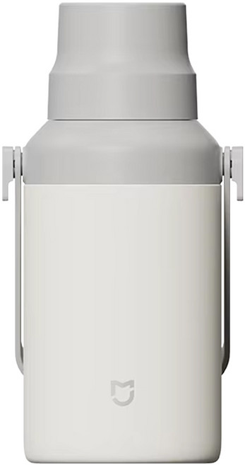 mijia 米家 大容量不鏽鋼水杯 24小時保溫, 雲霧白, 1L, 1個