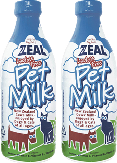 ZEAL 真致 紐西蘭犬貓專用鮮乳, 不含乳糖, 380ml, 2瓶
