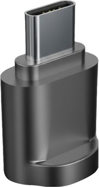 喜悠力 Type-C TF記憶卡OTG轉接器 灰色 高速傳輸 手機記憶卡擴充, QL12EEX1PATC2, 1個
