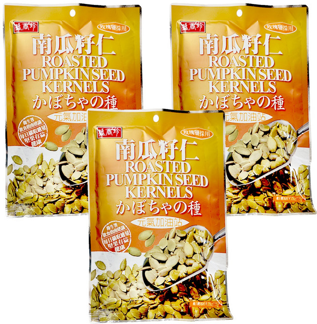 盛香珍 南瓜籽仁, 115g, 3包